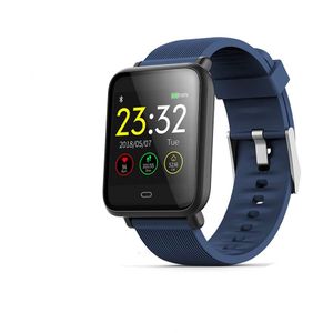 Bloeddruk Hartslagmeter Smart Horloge IP67 Waterdichte Sport Fitness Trakcer Horloge Mannen Vrouwen Smartwatch