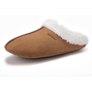 Mannen Slippers Suede Slide Sandalen Warm Indoor Outdoor Winter Huis Schoenen Zachte Non-Slip Voor Man Big Size