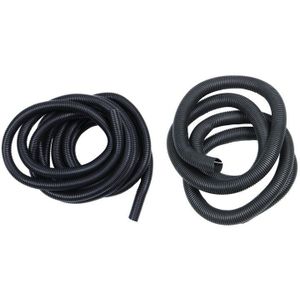 2Pcs Split Wire Loom Leiding Polyethyleen Buis Zwarte Kleur Mouw Buis-10 Ft 1 Inch & 20 Ft 3/4 Inch