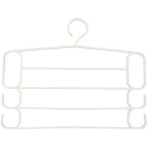 2 stks/partij 35 cm multifunctionele broek rack met multi-layer hangerhousehold plastic droogrek magie broek hangen