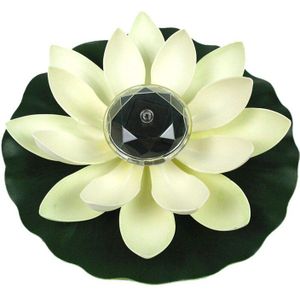 Solar Lotus Licht Led Tuin Zwembad Lamp Water Slip Outdoor Drijvende Vijver Nachtlampje Auto On/Off Voor Tuin zwembad Party