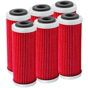 4/6 Pcs Cyleto Motorfiets Olie Filter Voor Ktm Sx Sxf Sxs Exc EXC-F EXC-R Xcf XCF-W Xcw Smr 250 350 400 450 505 530 2007