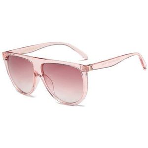 Cat Eye Roze Zonnebril Vrouw Shades Spiegel Vrouwelijke Vierkante Zonnebril Voor Vrouwen Coating Oculos Brand Zonnebril