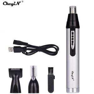 3 In 1 Oplaadbare Neus Tondeuse Remover Oor Bakkebaarden Scheerapparaat Mannen Mini Draagbare Wenkbrauw Trimmen Tool Grooming Kit Unisex