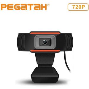 720P Hd Webcam Met Microfoon Draaibaar Pc Desktop Web Camera Cam Mini Computer Webcamera Cam Video-opname Werk