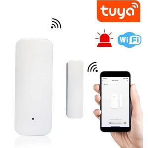 Tuya Smart Wifi Deur Sensor Deur Open/Gesloten Detectoren Magnetische Schakelaar Raam Sensor Home Security Alert Beveiliging Alarm