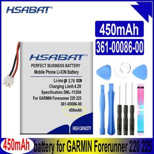 Hsabat 361-00072-00 361-00086-00 Gps Sport Horloge Batterij 450 Mah Voor Garmin Forerunner 220 225 230 235 620 630 735XT Batterijen