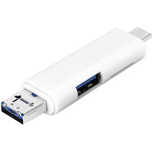 Multifunctionele Usb Kaartlezer Hoge Snelheid SD/TF MicroSD Kaartlezer Type C USB C Micro USB OTG Memory kaartlezer voor laptop