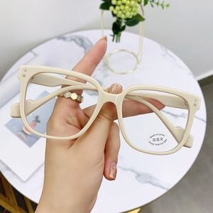 Oulylan Anti Blauw Licht Brilmontuur Vrouwen Mannen Oversized Vierkante Brillen Frames Computer Transparante Recept Bril
