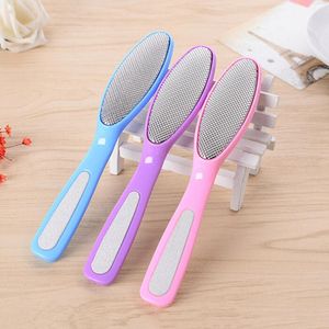 1Pc Scrubber Pedicure Tool Willekeurige Kleur Voet Raspen Voet Care Tool Hard Skin Eelt Bestand Exfoliërende Remover