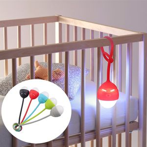 YB yiba Mooie ei Glimlach Gezicht Zachte Vinyl LED Nachtlampje Speelgoed voor Baby Kids Slaapkamer Decoratie Nursery Lamp