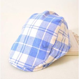 TDX-C7 En Najaar Klassieke Plaid Kind Baret Baby Mannelijke Kind Mode Cap Katoen Cap