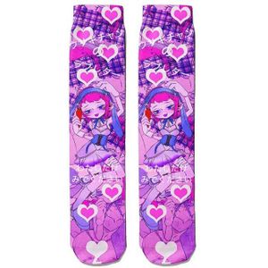 Cartoon Panda Vrouwen Sokken Grappige Kawaii Harajuku Girly Roze Stijl Sokken Voor Vrouwelijke Streetwear Zwart Wit Meisje