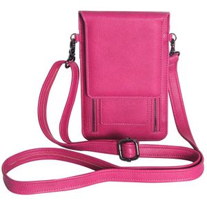 Mode Dubbele Rits Mini Messenger Tas Voor Vrouwen Vrouwelijke Cross Body Bags PU Lederen Mobiele Telefoon Bag Meisje Schoudertas handtas