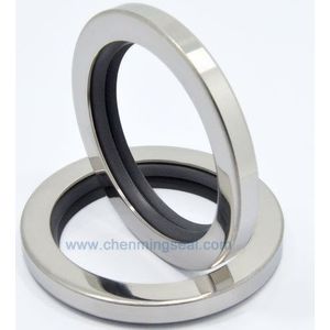 28*47*10mm Schroef Compressor Rotary Dichtingsring met Dual PTFE Afdichting Lip Rvs ring