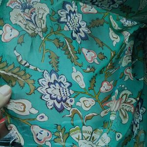 Etnische Jurk Chiffon Naaien Cosplay Stof Dropping Chiffon Paisley Bloem Gedrukt Ademend Rok Shirt Stof