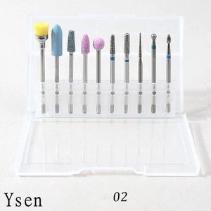 Polijsten Nail Frees Set 10 Stuks Van Emery Elektrische Boor Manicure Nail Boor Verwijdering Gel Vernis Tool Accessoires
