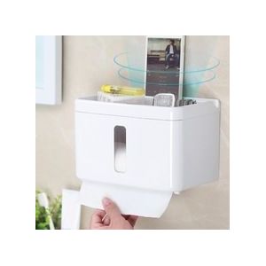 Thuis Badkamer Waterdichte Gratis Punch Weefsel Houder Toiletrolhouder Plank Case Box Papier Houders Wall Mounted Tissue Dispenser