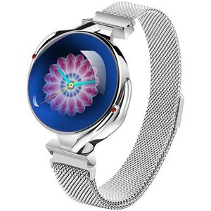 Mode Vrouwen Smart Horloge Waterdicht Hartslag Bloeddrukmeter Smartwatch Voor Dames Horloge Armband