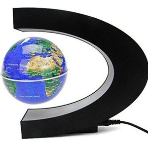 Magnetische Levitatie Globe Schoolbenodigdheden Wereldkaart Bal Led Verlichting Kleurrijke Verlichting Office Home Decoratie Globe Globe Lichten