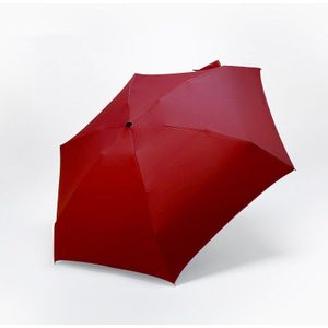 Gewicht 200g Kleine Opvouwbare Paraplu Regen Vrouwen Mannen Mini Pocket Parasol Meisjes Uv Waterdicht Draagbare Reizen Parasol