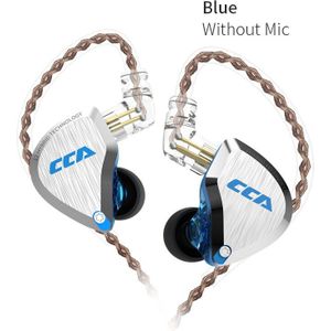 Cca C12 Metalen Headset 5BA + 1DD Hybrid 12 Eenheden Hifi Bass Oordopjes In Ear Monitor Hoofdtelefoon Noise Cancelling oortelefoon Kz E10