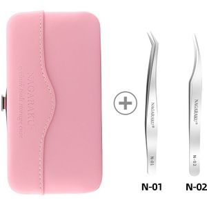 Nagaraku Wimper Extension Pincet Set Kit Grote Precisie Rvs Mega Volume Fans Pick Up Wimper Toepassing Gereedschap