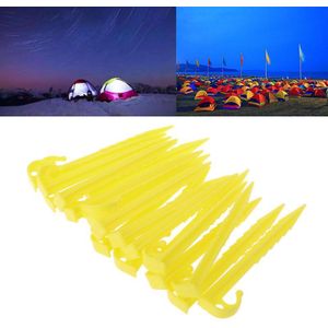 20Pcs Tuin Plastic Stakes Tent Haringen Voor Ingedrukt De Tenten Tuin Netting Dekzeilen