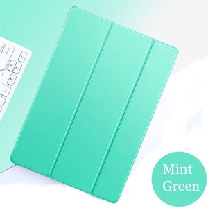 Tablet case voor Apple ipad Air 2 9.7 ""PU Lederen Smart Sleep wake funda Trifold Stand Solid cover capa capa voor Air2 A1566 A1567