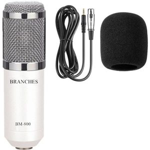 BM-800 Professionele Condensator Microfoon Kit Bm 800 Karaoke Studio Microfoon Voor Opname Computer Met Shock Mount + Schuim Cap + kabel