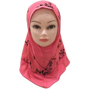 Moslim Kids Meisjes Hijab Hoed Een Stuk Amira Islamitische Instant Klaar Te Dragen Hijaabs Hoofddoek Tulband Caps Sjaal Wrap gebed