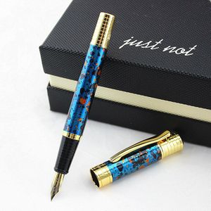 Luxe Vulpen 0.5 Mm Penpunt Metalen Pen Gouden Kleur Teken Pennen En Elegante Luxe Gouden Inkt Pen