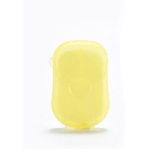 1 Pcs Draagbare Hand Wassen Zeep Wegwerp Wassen Hand Bath Toilettas Papier Zeep Sheets