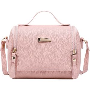 Dames Handtas Eenvoudige En Dames Vrouwelijke Mode Schoudertas Messenger Bag Handtas Messenger Bag Roze