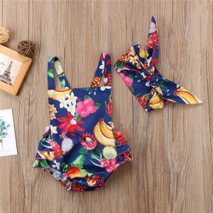 Pasgeboren baby rompertjes Een Stukken Jumpsuits Roupas De Bebe Infantil peuter meisje rompertjes bloemen romper meisjes baby