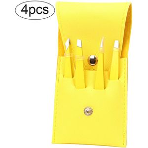 4/6Pcs Wenkbrauw Ontharing Pincet Rvs Wimper Clip Professionele Lash Tweezer Set Wenkbrauw Tang Tip Make-Up gereedschap