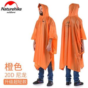 Naturehike Upgrade Outdoor Poncho Ultra Licht Bergbeklimmen Wandelen Regenjas 3 In 1 Fietsen Draagbare Rugzak Regenjas