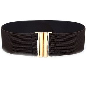 Vrouwen Riem Stretch Skinny Elastische Brede Corset Wrap Taille Jurk Riem Accessoires