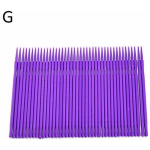 100 Stks/zak Micro Borstel Wegwerp Up Borstels Duurzaam Microbrush Applicator Wimper Extensions Make Up Tool TSLM1