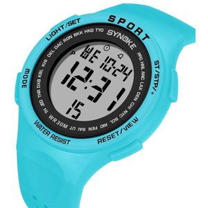 Synoke Vrouwen Horloges Sport Horloge Ultralight Grote Wijzerplaat 30M Waterdichte Led Studenten Elektronische Mannen Horloges Relogio Masculino