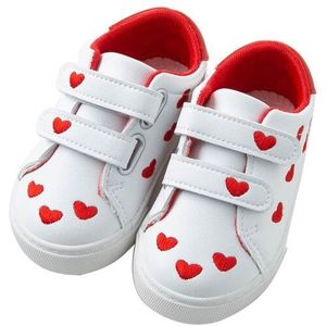 DB12861 Dave Bella Baby Meisje Voorjaar Schoenen Pasgeboren Baby Meisje Casual Hart Print Schoenen