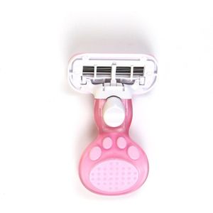 Scheermessen Voor Vrouwen Gevoelige Huid, 4Blades Systeem Vrouwen Scheren Scheermes Scheerapparaat Voor Lady Mini Vervangbare Scheermes, antislip Reizen Carry