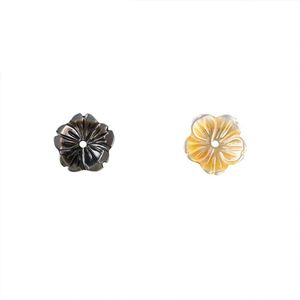 10pcs 10mm 3D Vijf petal Flower Shell Bedels MOP Schelpen Bead Caps Hanger Voor Ketting DIY sieraden Maken 19014