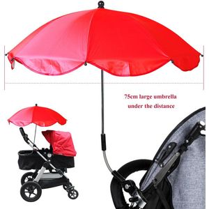 1Pcs Afneembare Kinderwagen Paraplu Verstelbare Baby Kinderwagen Cover Uv-stralen Zonnescherm Parasol