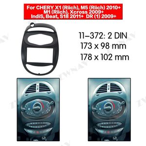 Radio Facia Voor CHERY RIICH M1/X1 + 2DIN Beugel dvd-speler Fascia Car Stereo Radio Installatieprocedure Dash