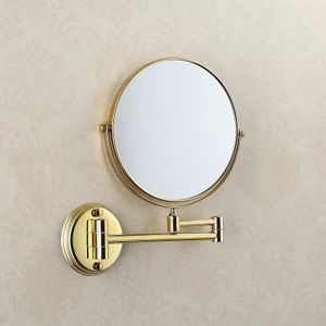 Rose Gold/goud Antieke/Chroom/Zwart Olie Geborsteld messing muur make spiegel 8 inch badkamer spiegel decoratieve dressing spiegels