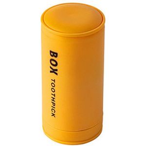 Automatische Pop-Up Tandenstoker Houder Creatieve Druk Type Cartridge Wattenstaafje Stok Opslag Jar Restaurant Tandenstoker Box Servies