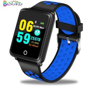 BANGWEI Neue Sport Fitness Armband Wasserdichte Uhr Blutdruck Herz Rate Monitor Stappenteller Smart Armband Für Android ios