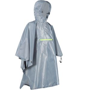 Emergency Lichtgewicht Poncho Fietsen Outdoor Regen Proof Cape Poncho Jas Camping Reflecterende Strip Waterdicht Hooded Regenjas