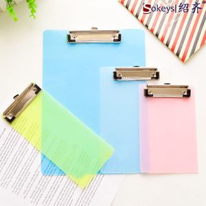 A5/A4 Plastic Klembord Metalen Clip Dikke Papier Schrijven Plaat Note Pad Board
